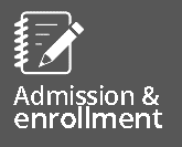 Admission and
                  enrolment
